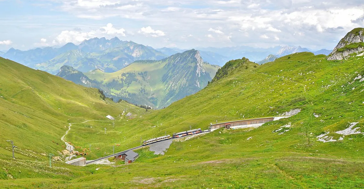 Exploring Rochers-de-Naye from Vevey in Winter